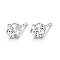 Barbie earrings [ sparkling crystal * sterling silver ear piercing] Not easy to be allergic and free of picking, bright star C-Ba2605001 sidabras