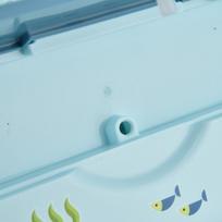 3 Compartment Insulated Lunch Box With Soup Bowl Lunch Box Leakproof Lunch Box  For Picnics mėlyna