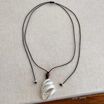 Silver Plated Irregular Helix Hollow Pendant Necklace Women Adjustable Rope Sweater Chain Hip Hop Rock Metal Jewelry