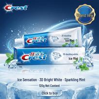 Crest 3D White Ice Mint Toothpaste 120g
