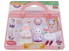 Sylvanian Families Town Fashion Coordination Set Persian Cat Sister ST Mark Certified Ages Toy Dollhouse Sylvanian Families Epoch [Town - -] TVS-9 3+