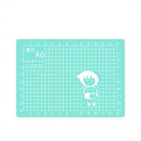 Writing Mats Repair Tools Paper Cutting Board Engraving Board Patchwork Mats A6 Gridded Cutting Mat A6 rožinė