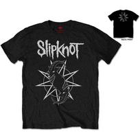 Slipknot Unisex TShirt Goat Star Logo (Back Print) S