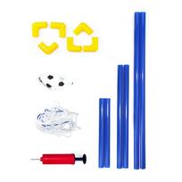 Didelio stiprumo rėmas Futbolo vartų tinklo komplektas Salės futbolo vartų rėmo rinkinys Lauko treniruotės 45cm mėlyna