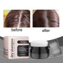 Hoegoa Dry Cleaning Hair Fluff Powder, Fluff Hair Fresh Hair Portable Bangs Shampoo Dry Powder one size