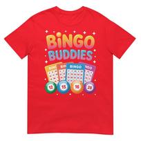 Bingo Buddies Friends Game Lucky Numbers Fun Social Winner TShirt S