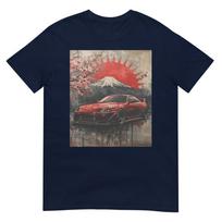 Jdm Drift Race Car Sakura Blossom Rising Sun Japanese Art Tshirt S