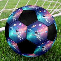 1pc Astronaut Among Planets Soccer Balls Size 5 Machine-Stitched Ball, Sports League Outdoor Match Football Training Ball Futbol Voetbal. Q61280 Size 5