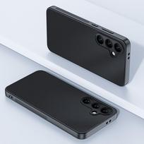 Applicable to Samsung S24FE mobile phone case plain leather anti-drop lamb leather ultra-thin bare metal Samsung Galaxy protective case samsung s24fe