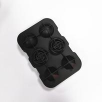 Food-Grade Silicone Ice Cube Tray - Diamond Rose Design juoda