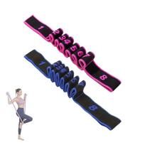 8 Sections Dance Resistance Band Dance Yoga Stretching Belt With Number Exercise Pull Strap for Stretching Flexibility