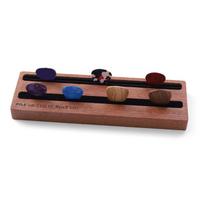 Wood Guitar Pick Organizer Display Holder Guitar Pick Stand Clamp Guitar Accessories Storage Container Enduring 1