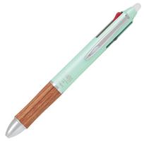 PILOT Frixion Ball 3 Wood Ballpoint Soft LKFB2SEFSG Multi-Color Pen, 0.5mm, Green,