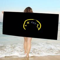 Hot Band N-Nirvanas Rock Beach Towel Colorful Bath Towels For Girl Microfiber Quick Dry Custom Sand Free Beach Yoga Spa Gym Pool Cotton 30x30cm