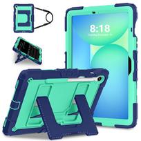 Shockproof Stand Tablet Cases for 10.9  Samsung Galaxy Tab S10 Lite/S9 FE/S10 FE 5G Case S10lite Cover Coque Silicone+PC Shell Tab S10Lite 10.9inch