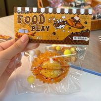 Cat Paw Slow Rebound Pinch Decompression Vent Toy Slow Rising Waffle Doughnut Cake bread Croissant Pinch Squeeze Fidget Toys