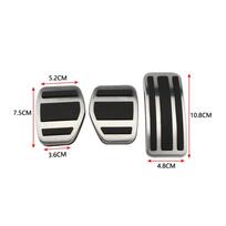 For Peugeot 207 301 307 208 2008 308 408 for CITROEN C3 C4 for DS 3 4 6 DS3 DS4 DS6 Car Pedals Pads Pedal CoverAccessories