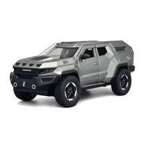 1:24 Vengeance Alloy Explosion Proof Vehicle Model Diecast Metal Police Armored Off-road Vehicle Car Model Sound Light Kids Gift pilka spalva