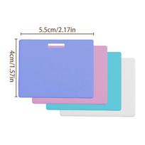 4pcs office Erasable Badge Notes Portable Quick Reusable Writable Clipboard Erasable Notepad Badge Set For Writing Noting pink