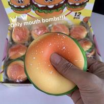 Hamburgerio minkštas spaudomas žaislas Imitacinis mėsainis Lėtai keliantis Fidget Minkštas streso mažinimo Atpalaiduojantis Jutiklinis Darbalaukio dekoras Dovana brown