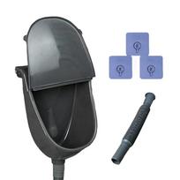 Outdoor Wall Urinal With Lid For Men Splash-Proof Wall-mounted Standing Urinals Portable Urine Separator For Bathroom Accessory