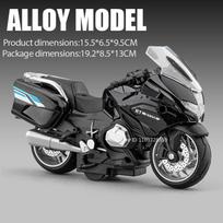 1:14 R1250RT R1250RT-P Miniatiūriniai Modeliniai Žaisliniai Motociklai Lydinio Liejiniai Garsas Šviesa Amortizacija Guminės Padangos Policijos Motociklai gray