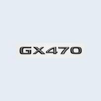 Glossy Black 3D ABS Letters Number GX400 GX460 GX470 Emblem For Lexus Car Trunk Logo Sticker Badge Accessories glossy black
