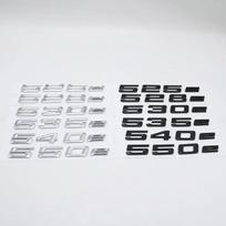 3D ABS Automobilio Galinės Emblemos Raidės Lipdukas BMW 316e 318e 320e 325e 330e 340e 335e 520e 528e 530e 540e 550e 730e 740e 740Le 750Le 316e