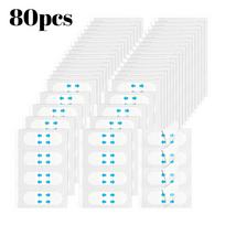 80pcs Invisible V Face Lifting Tapes Wrinkle Removal Sticker Forehead Neck Chin Sticker Anti Aging Patch Facial Slimming Firming