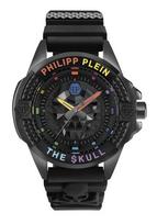 Laikrodis - Philipp Plein - PWAAA0621 - Kvarcinis - Analoginis - Juodas silikonas beige