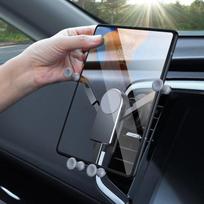 Eary for Z fold 7 6 5 Car Phone Holder Stand Mount Dashboard Suction Cup Bracket 360°Rotate for Samsung S26 S25 iPhone 17 Xiaomi Air Vent Model
