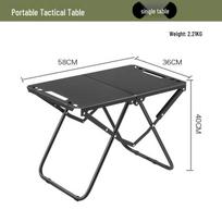 Outdoor Tactical Camping Table & Kermit Chair Set - Thickened Travel Picnic Equipment