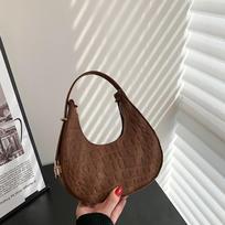 Hot Selling New Spring Women Bag Fashion And Popular Retro Felt Impressed Crocodile Underarm Bag Women Shoulder Bag KTY 21x6x19cm ruda