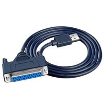 Profesionalus didelio greičio spausdintuvo kabelis 1,2 m USB į 25 kontaktų DB25 lygiagretusis prievadas Spausdintuvo prijungimo laidas nešiojamajam kompiuteriui juoda