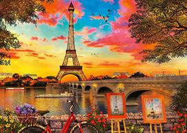 Ravensburger 1000 Puzzle Dėlionė: Banks of the Seine