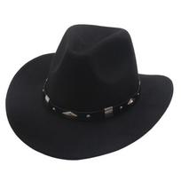 Traditional Navajo Style Cowboy Hat With Sun Protection For Outdoor Events Style O