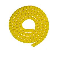 Environmental Outdoor Electric Scooter Parts Cable Management Spiral Protection Brake Line Cover geltona