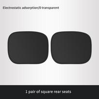 4Pcs Universal Car Sunshade Curtain Uv Heat Protection Electrostatic Auto Side Window Film Foldable New Electrostatic Sun Visor Back 1Pair juoda
