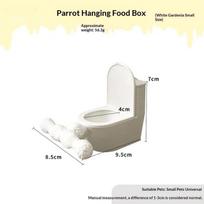 1Pcs Parrot Pla Hanging Feeder Food Water Bowl For Cockatiels Easy To Install Bird Accessory A3