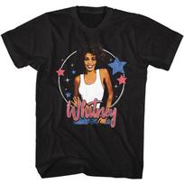 Whitney Houston Stars TShirt S
