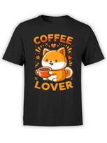 Coffee Lover Shiba Inu Tshirt Unisex S