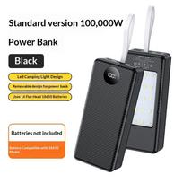 P12 12Pcs 18650 Battery Power Bank Case Shell Diy Dual Usb Type C 10W 22.5W 15W Wireless Charging Battery Not Included For Phone A7