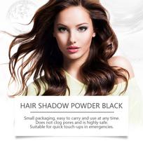 Hair Line Powder 4g Black Root Cover Up Natural  Waterproof Hairline Shadow Powder one size