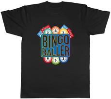 Funny Bingo Mens T-Shirt Number Caller Full House Joke Tee Gift S