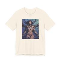 Cyberpunk Femme Fatale Futuristic Anime Edgy T-Shirt Streetwear Casual Crewneck S