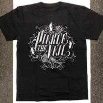 Pierce The Veil Band Short Sleeve Cotton Black Unisex Shirt Tshirt Men comfortable Summer Cotton fashion Tee S