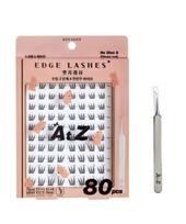 Objet + Tweezers) Suador No-Glue Clean Cut Edge Lash (9+10+11mm + Objet MIX) 2-Step Styling #EffortlessChicVibe