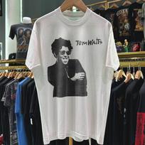 90s Tom Waits Arae Promo White T-Shirt XXL S