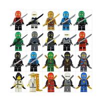 20pcs Building Blocks Toys Small Particle Diy Ninjago Doll For Children Birthday