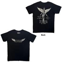 Nirvana Carbon TShirt In Utero Tracklist Black Back Print OFFICIAL NEW S